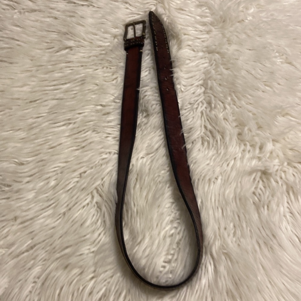 Martin Dingman Bridle Leather Man Belt excellent condition see all photos - Picture 8 of 16